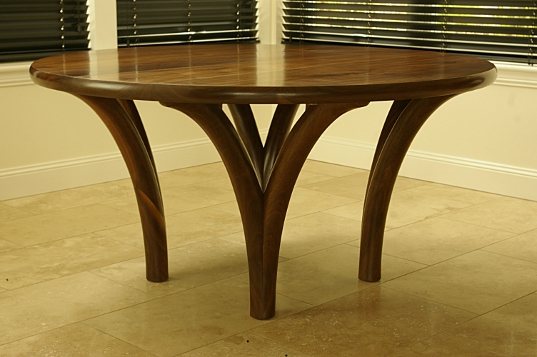 Extending Solid Walnut Dining Table