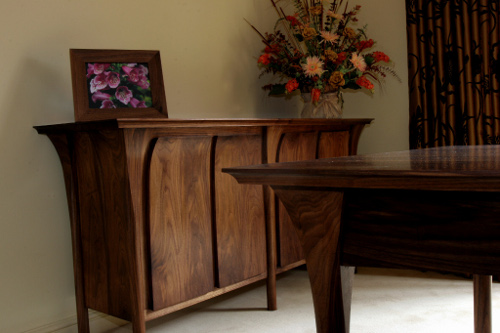Walnut Dining Suite Image 2
